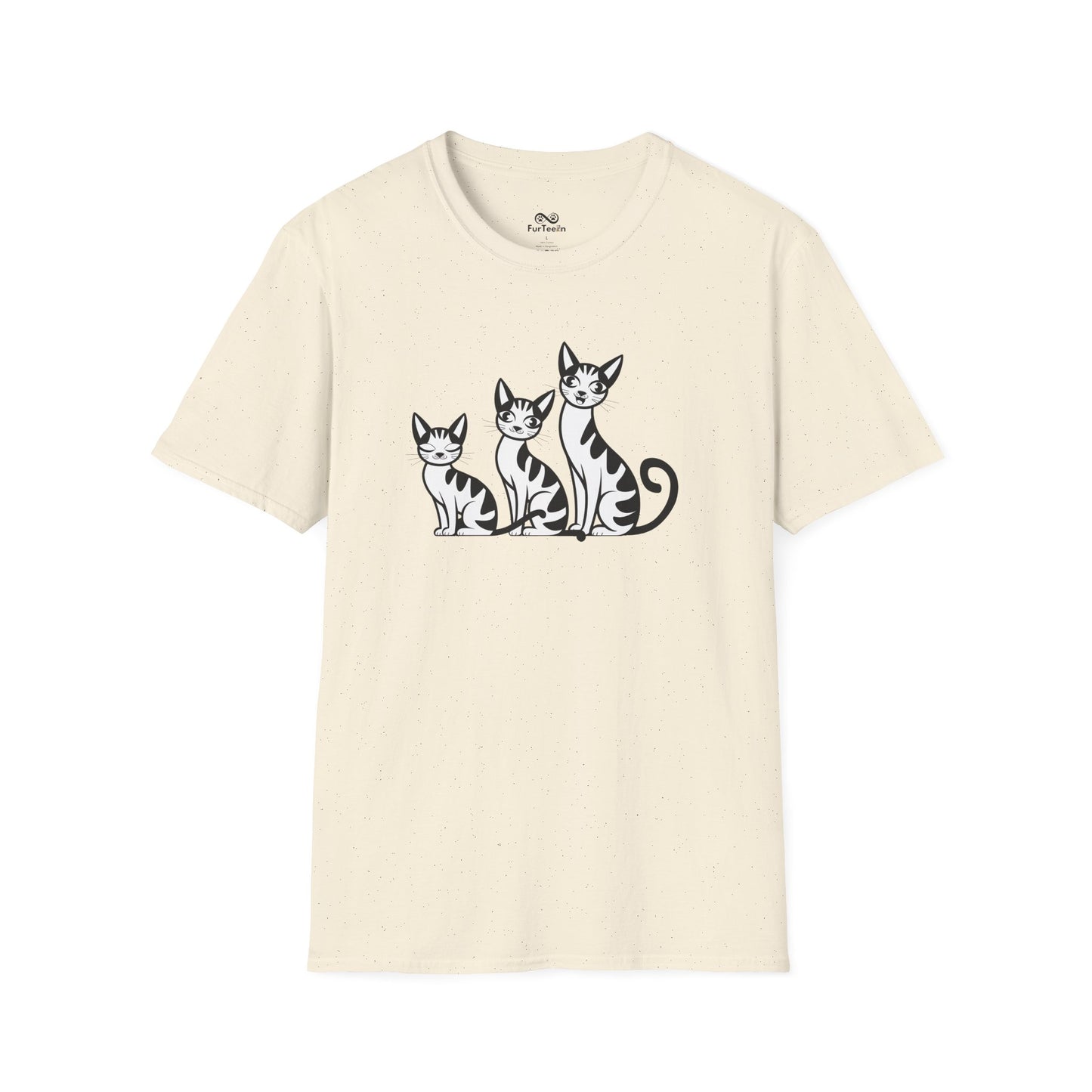 Simple Elegant Cat Unisex T-Shirt