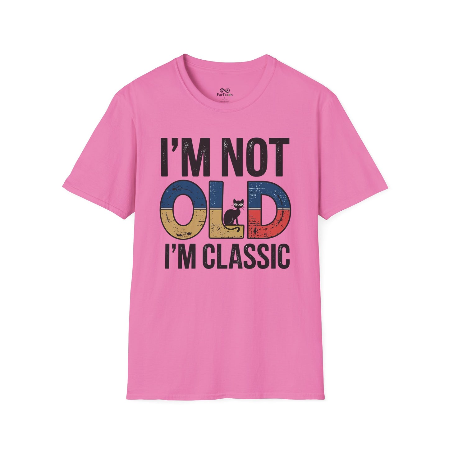 I'M Not Old I'M Classic Text Cat Unisex T-Shirt