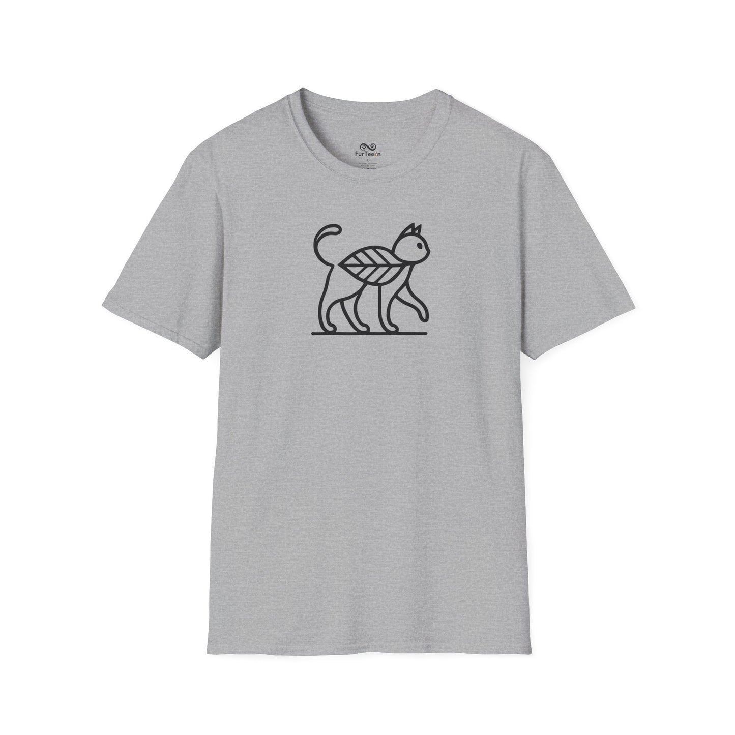 Minimalist Unisex Cat T-Shirt