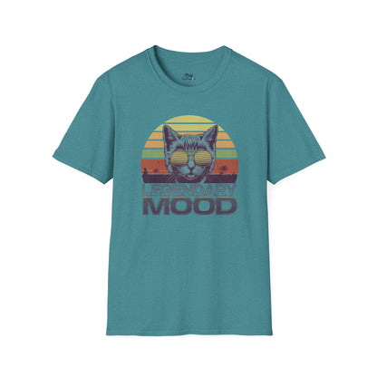 Legendary Mood Retro Sunset Vintage Graphic Unisex Cat T-Shirt