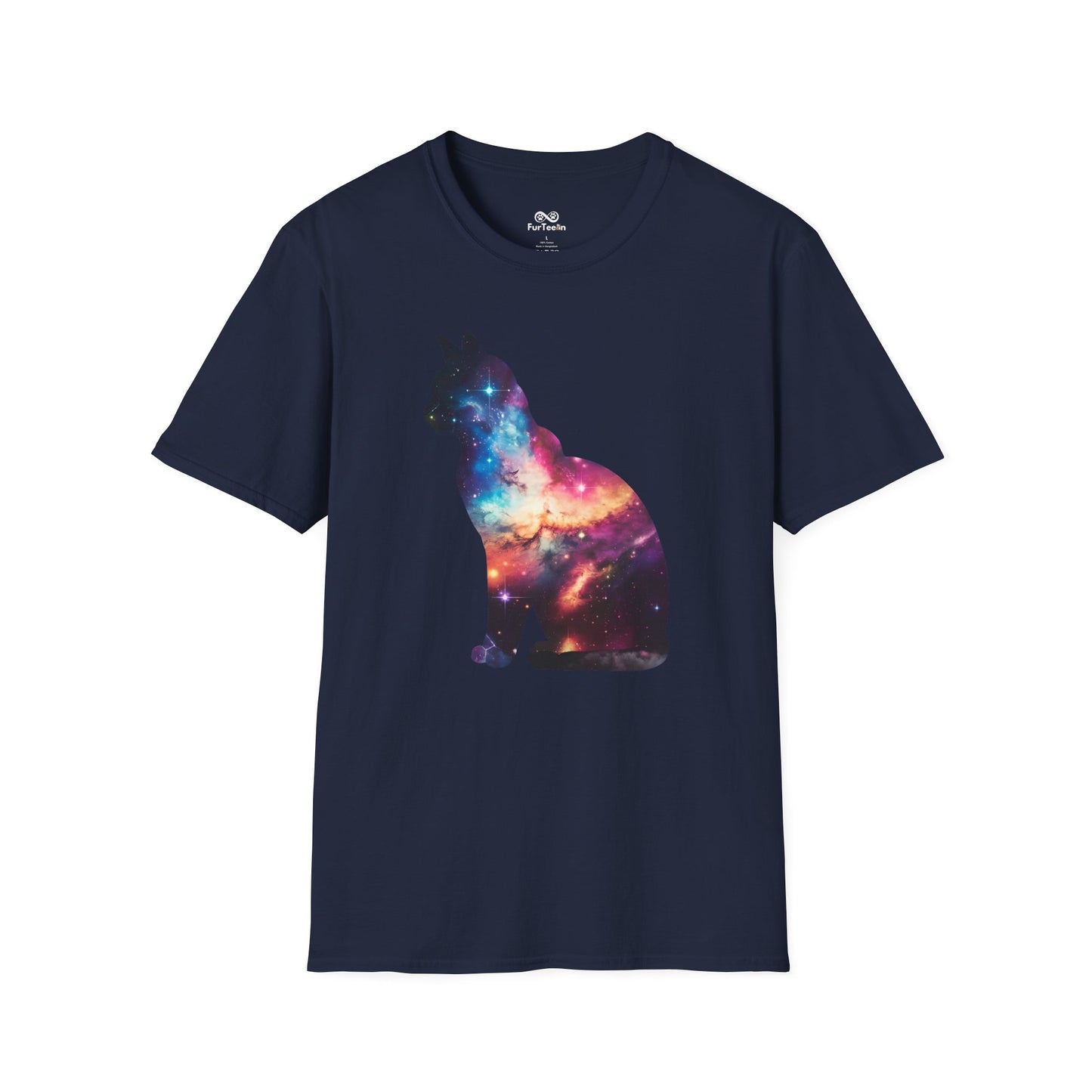A Sleek Silhouette Cat Unisex T-Shirt