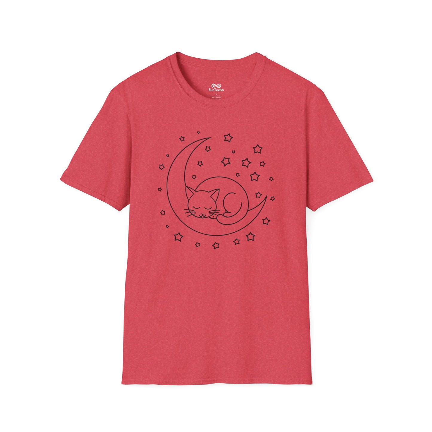 Simple Outline Cat Unisex T-Shirt
