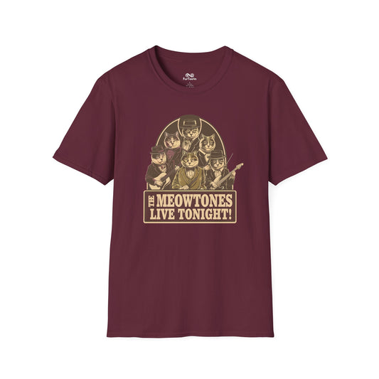 Vintage Text Graphic Unisex Cat T-Shirt
