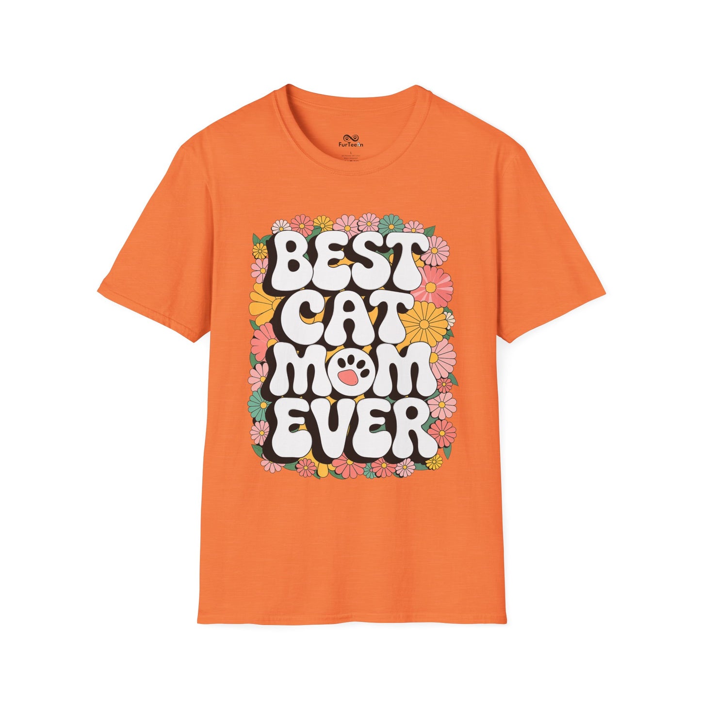 Best Cat Mom Ever Graphic Cat Unisex T-Shirt