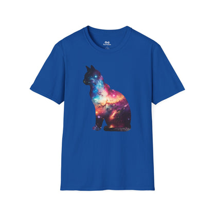 A Sleek Silhouette Cat Unisex T-Shirt