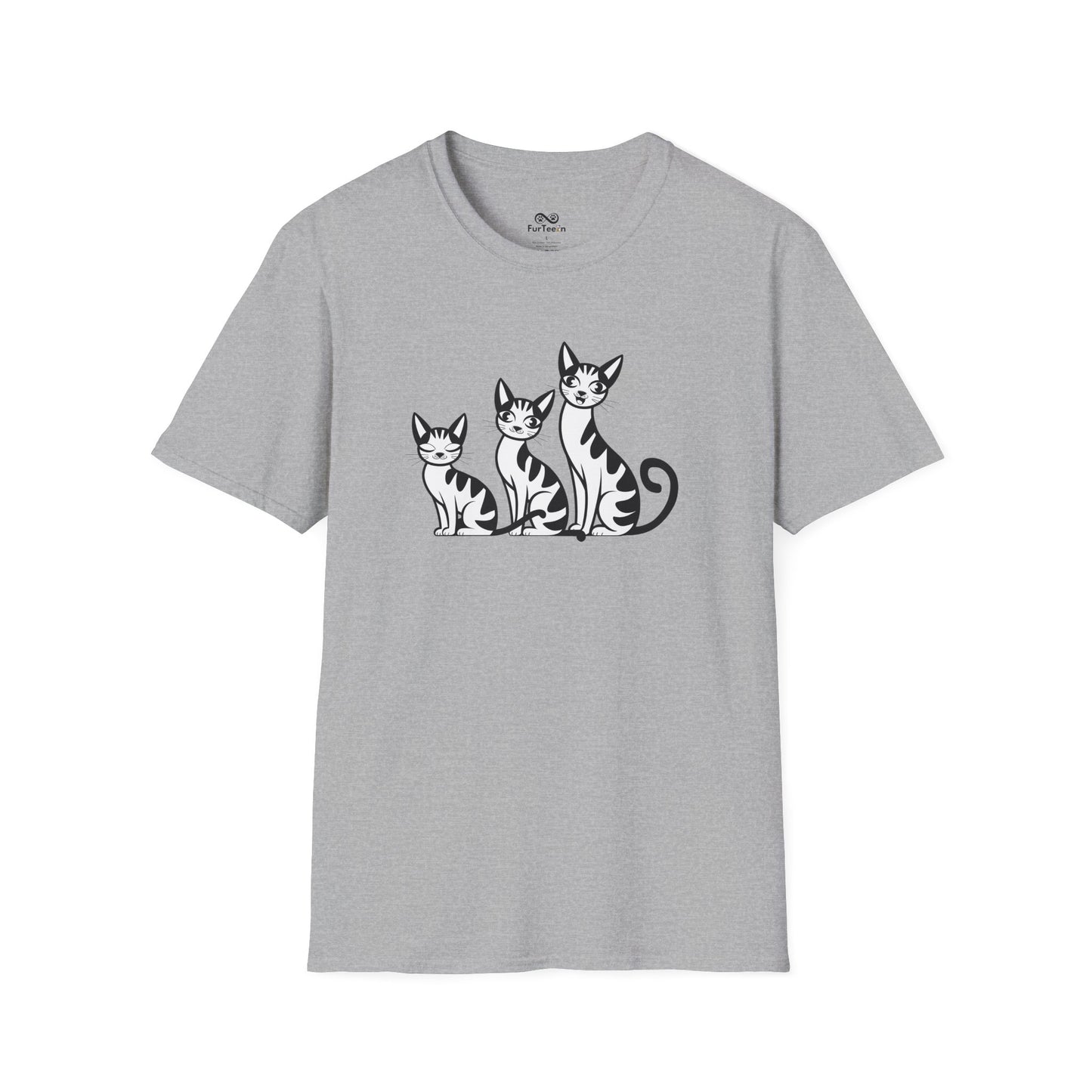 Simple Elegant Cat Unisex T-Shirt