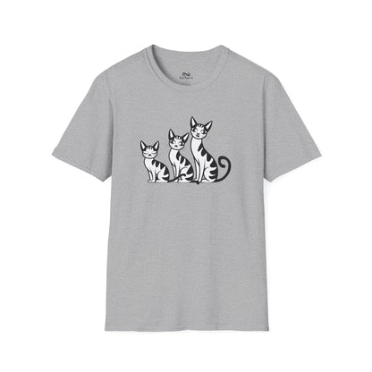 Simple Elegant Cat Unisex T-Shirt
