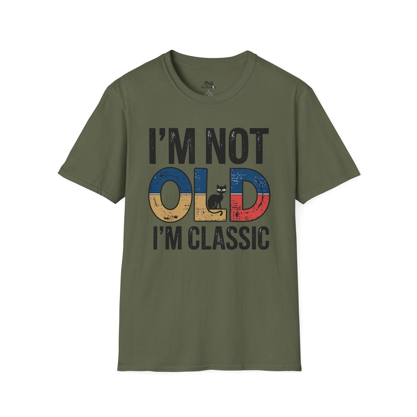 I'M Not Old I'M Classic Text Cat Unisex T-Shirt