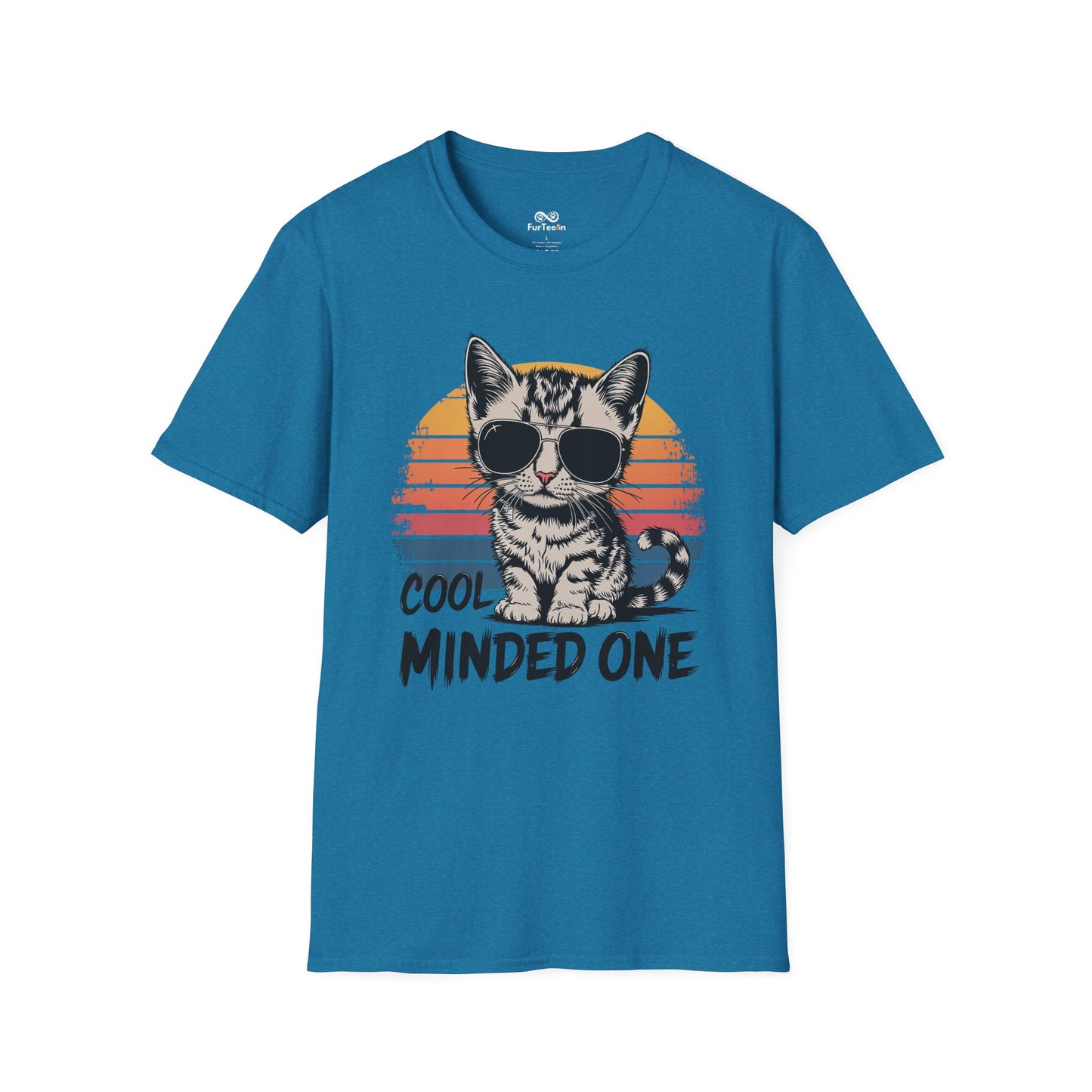 Cool Minded One Graphic Cat Unisex T-Shirt