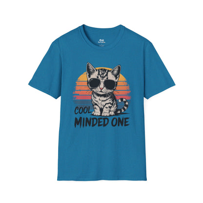 Cool Minded One Graphic Cat Unisex T-Shirt