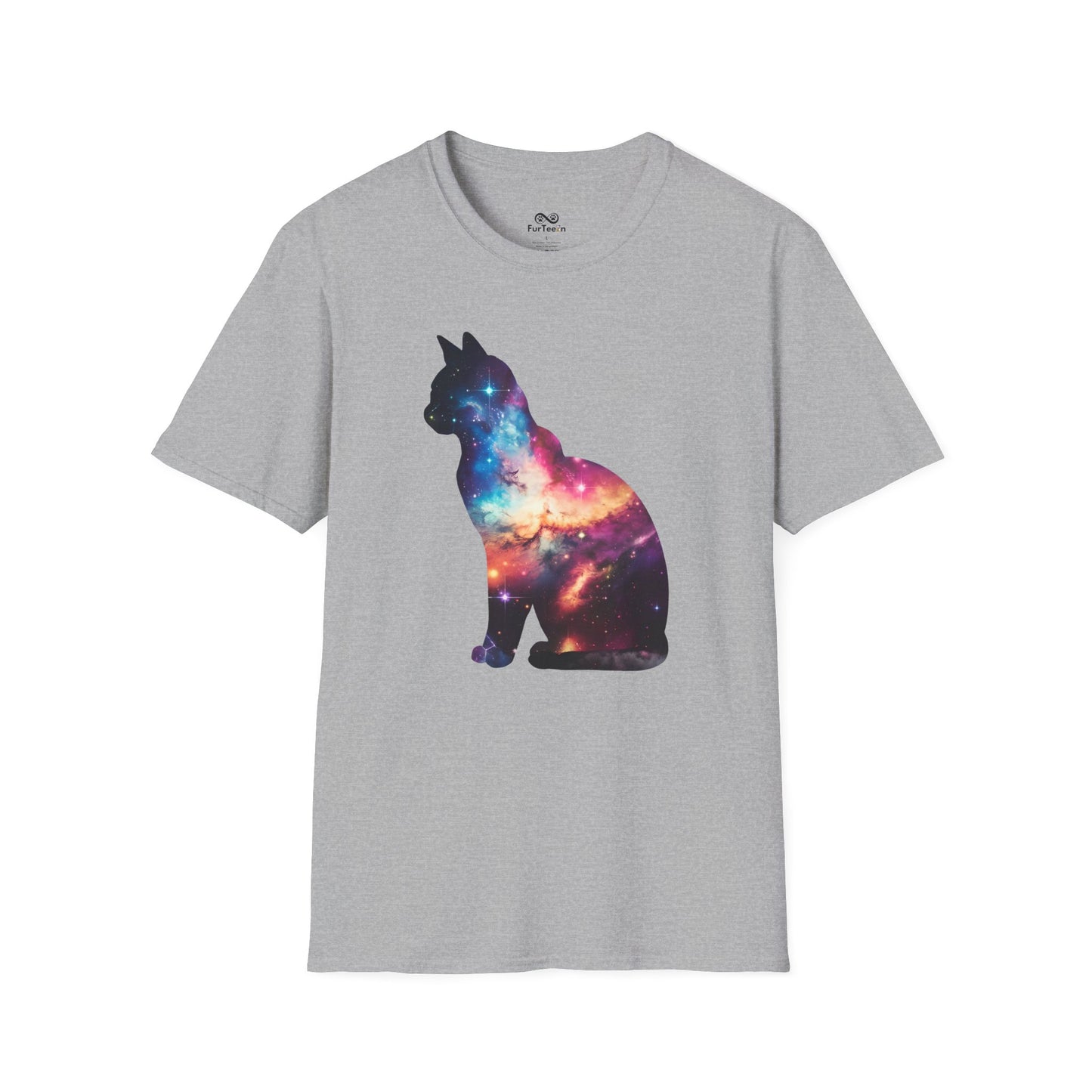 A Sleek Silhouette Cat Unisex T-Shirt