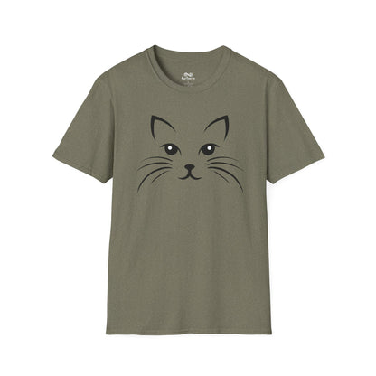 Minimalist Cat Unisex T-Shirt