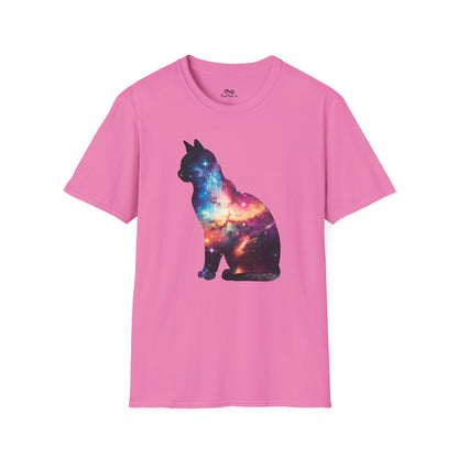 A Sleek Silhouette Cat Unisex T-Shirt