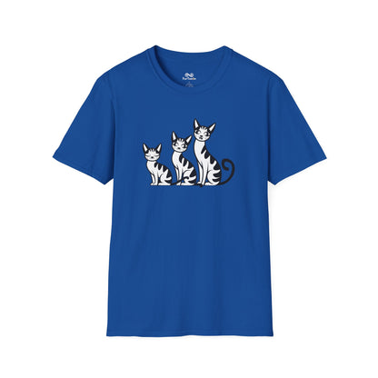 Simple Elegant Cat Unisex T-Shirt