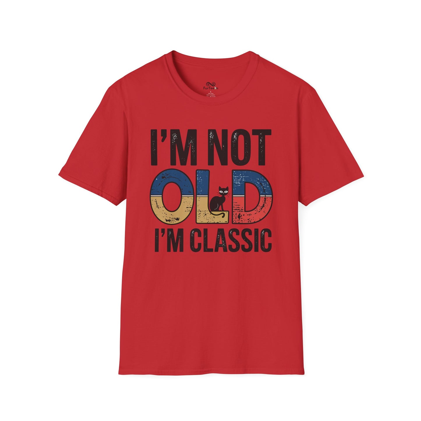 I'M Not Old I'M Classic Text Cat Unisex T-Shirt