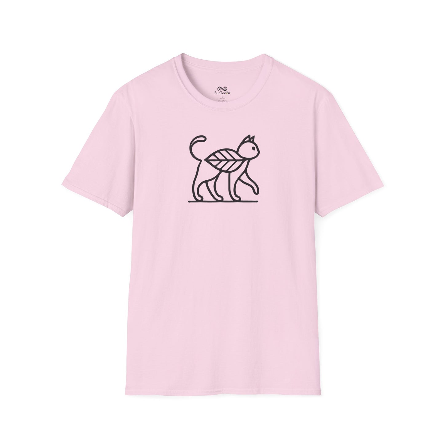 Minimalist Unisex Cat T-Shirt