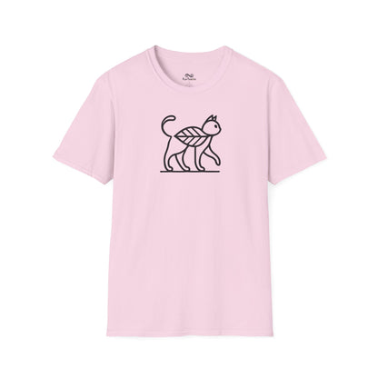 Minimalist Unisex Cat T-Shirt