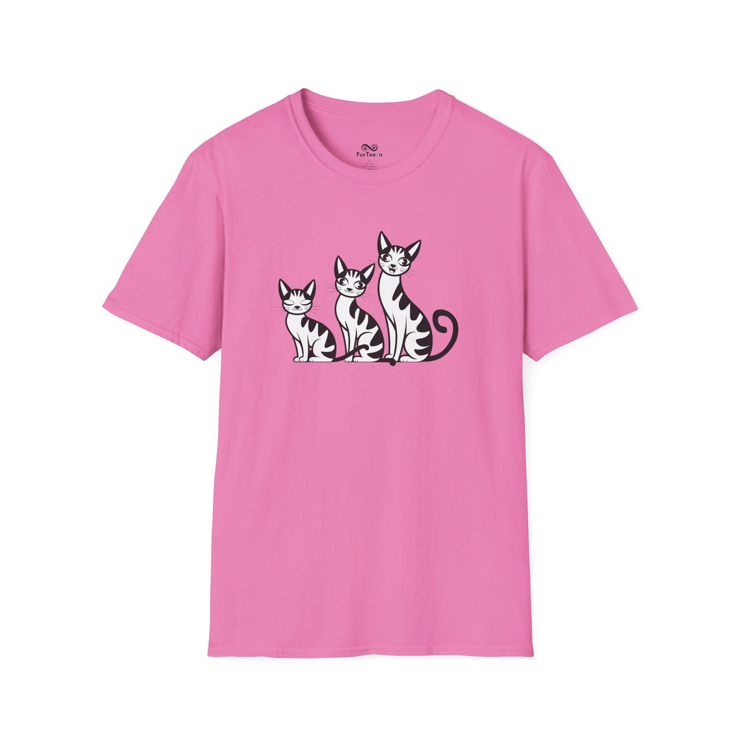 Simple Elegant Cat Unisex T-Shirt