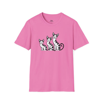 Simple Elegant Cat Unisex T-Shirt
