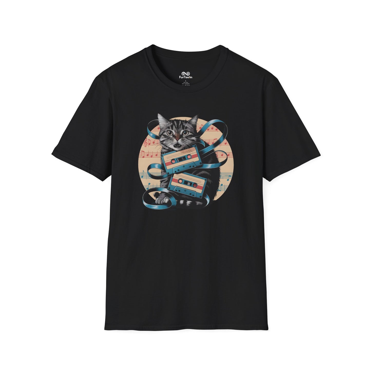 Retro Sun Vintage Graphic Unisex Cat T-Shirt