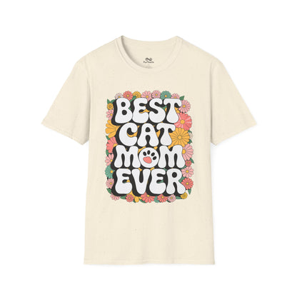 Best Cat Mom Ever Graphic Cat Unisex T-Shirt