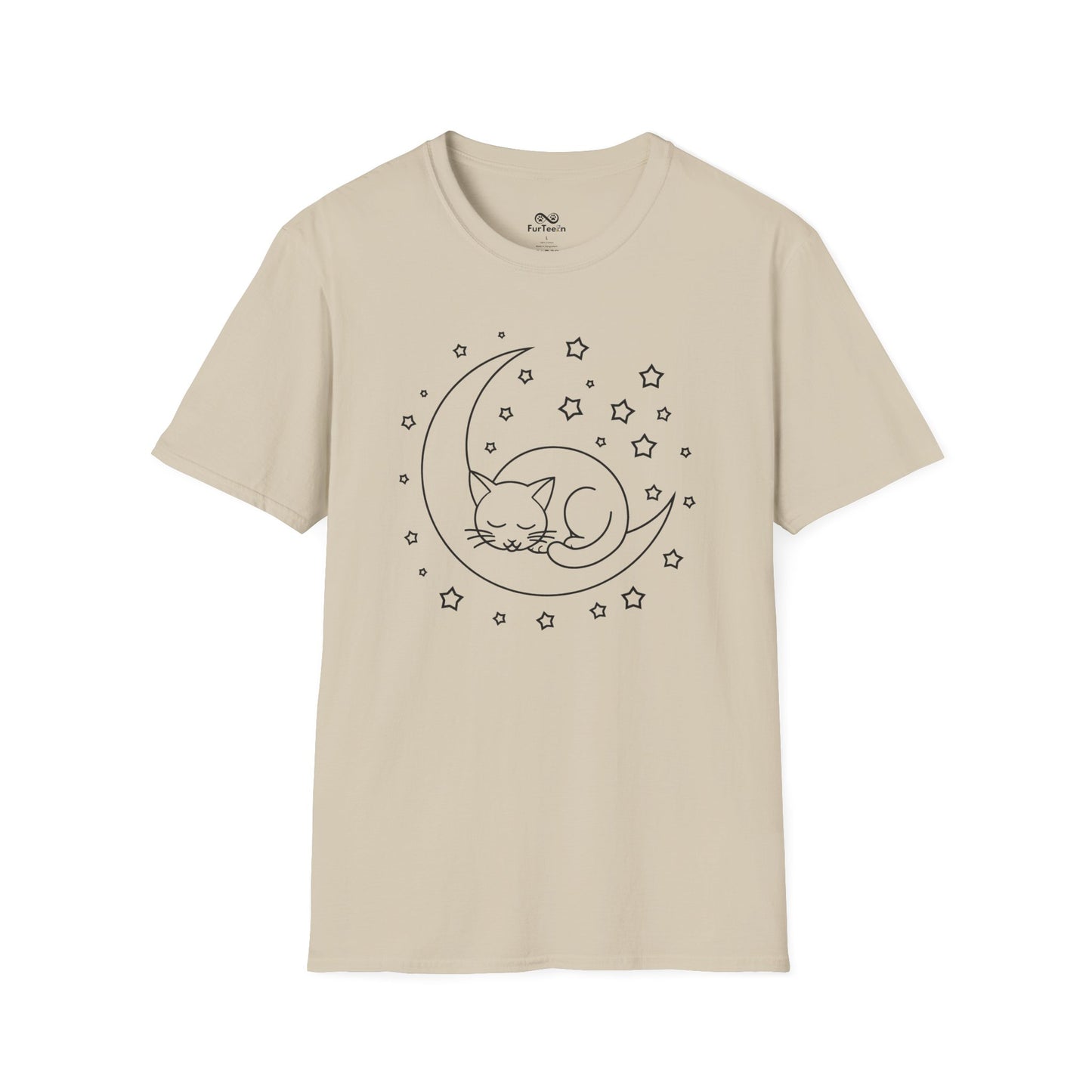 Simple Outline Cat Unisex T-Shirt