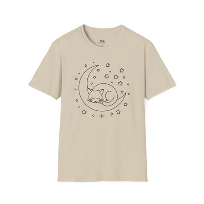 Simple Outline Cat Unisex T-Shirt