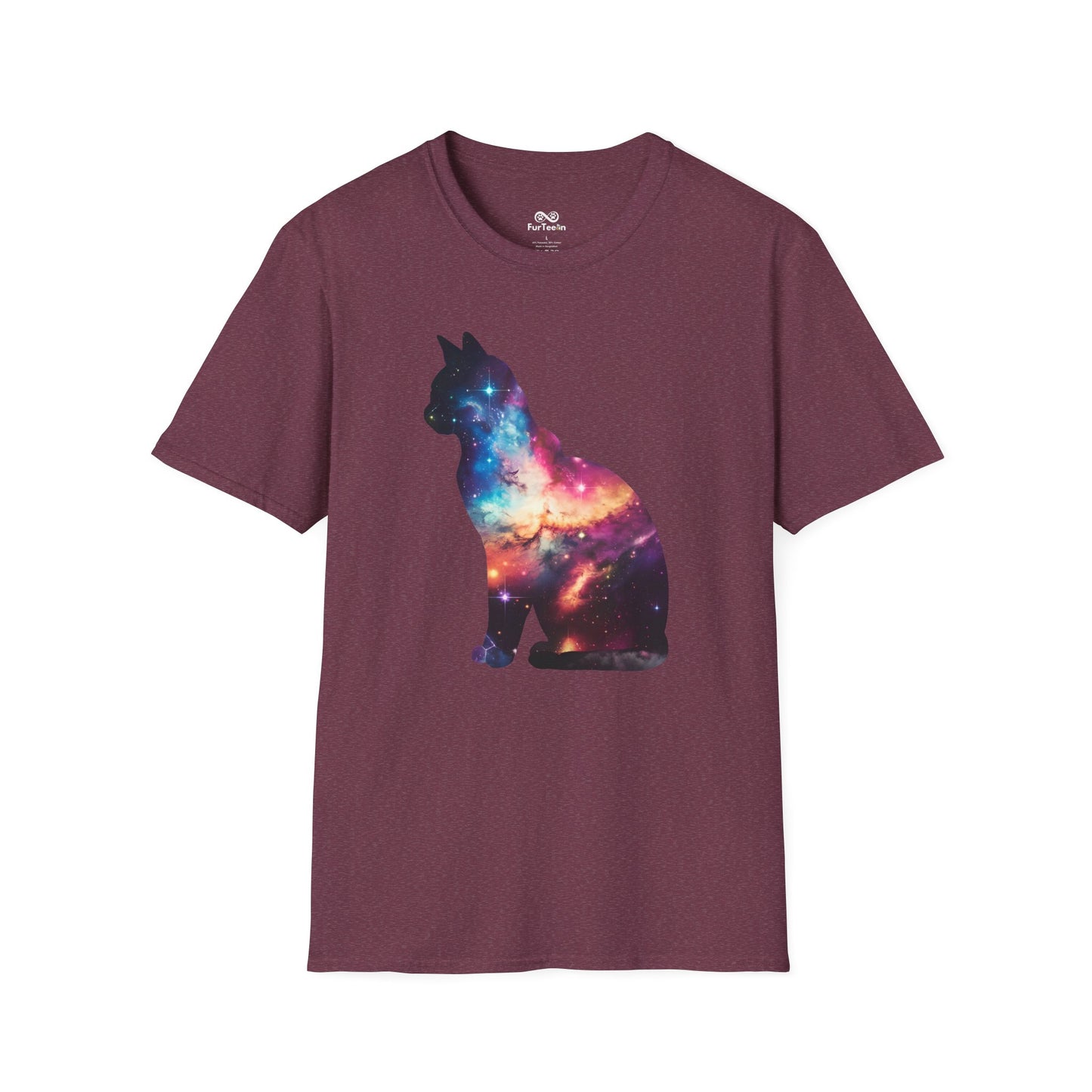 A Sleek Silhouette Cat Unisex T-Shirt