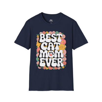 Best Cat Mom Ever Graphic Cat Unisex T-Shirt