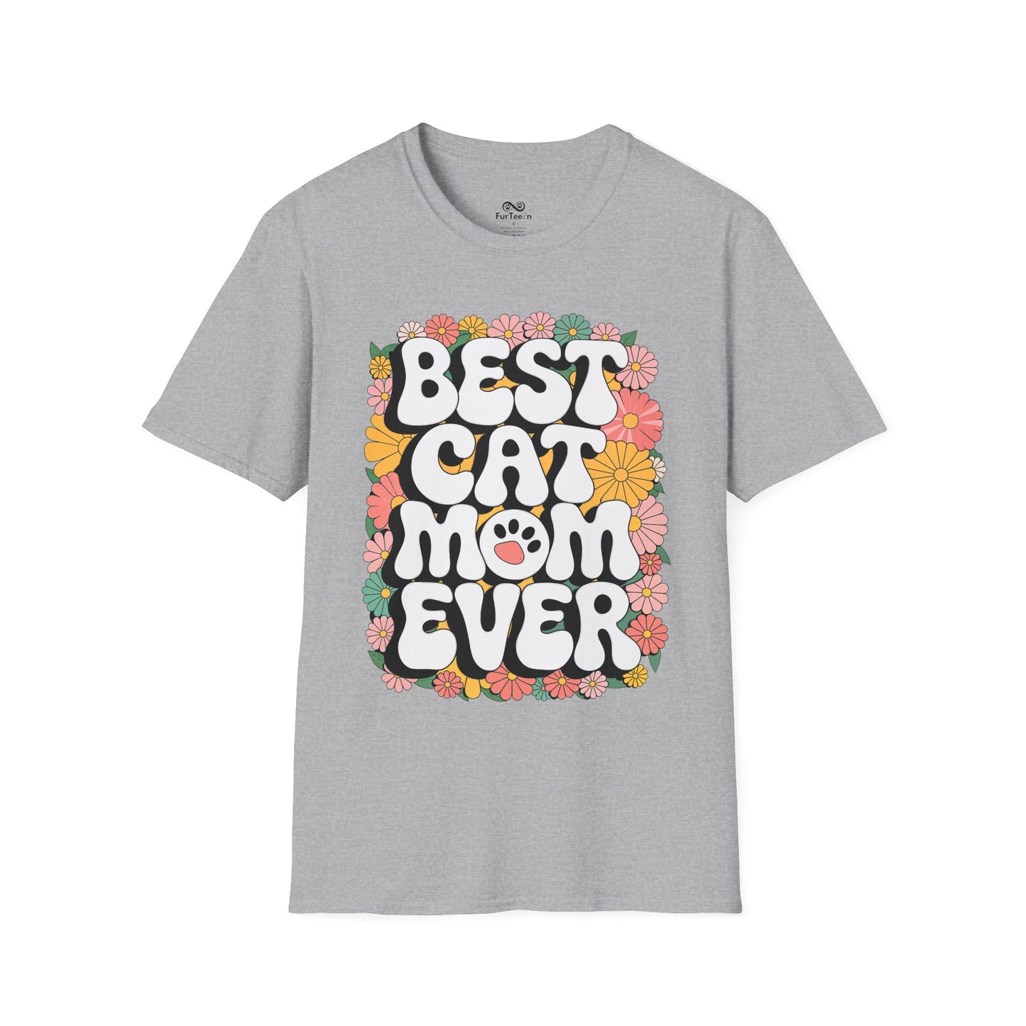 Best Cat Mom Ever Graphic Cat Unisex T-Shirt
