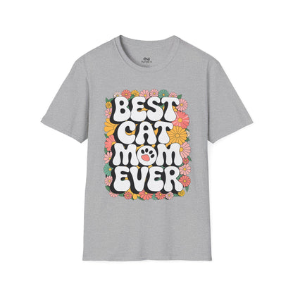 Best Cat Mom Ever Graphic Cat Unisex T-Shirt