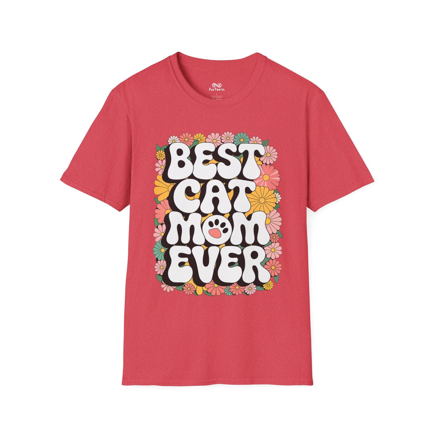 Best Cat Mom Ever Graphic Cat Unisex T-Shirt