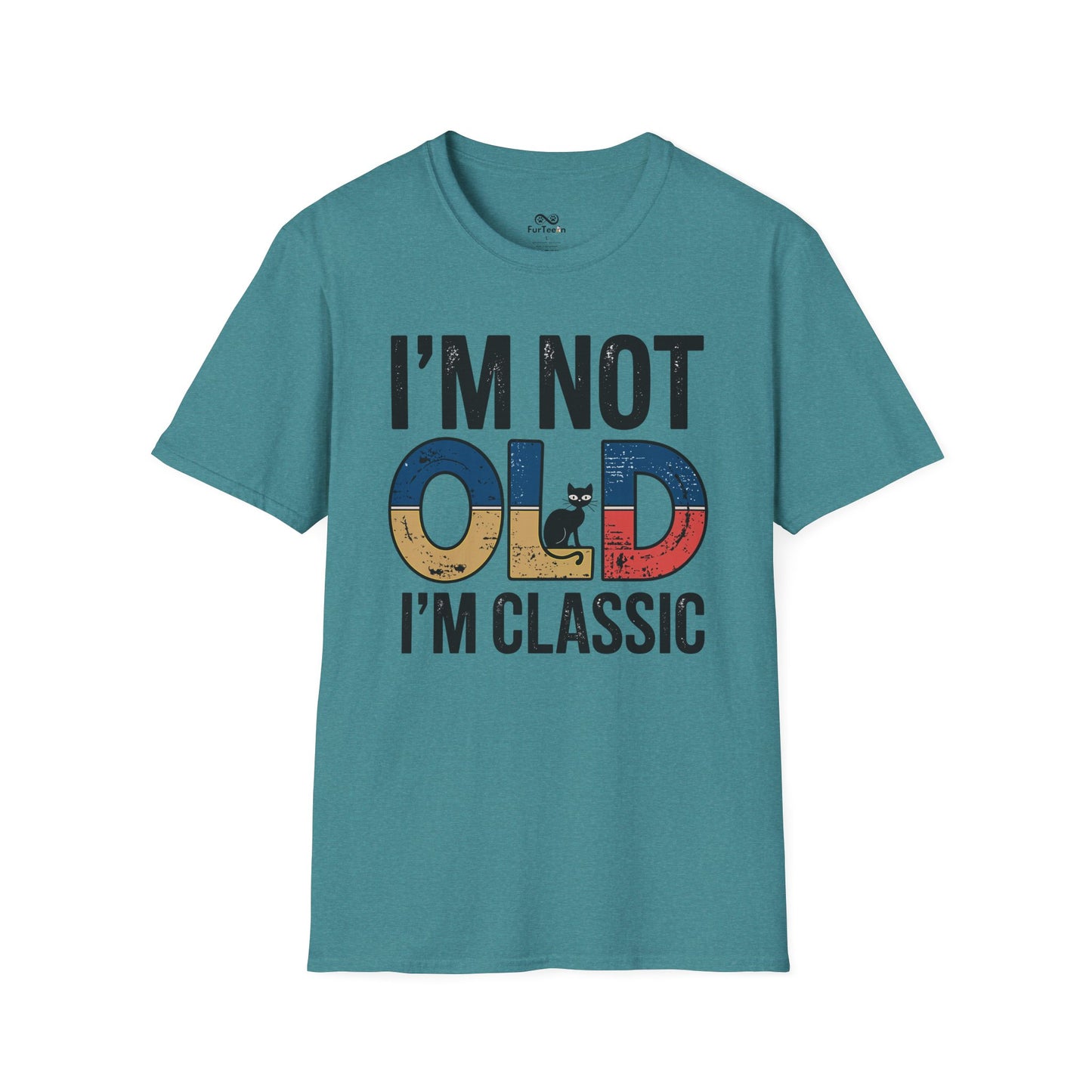 I'M Not Old I'M Classic Text Cat Unisex T-Shirt