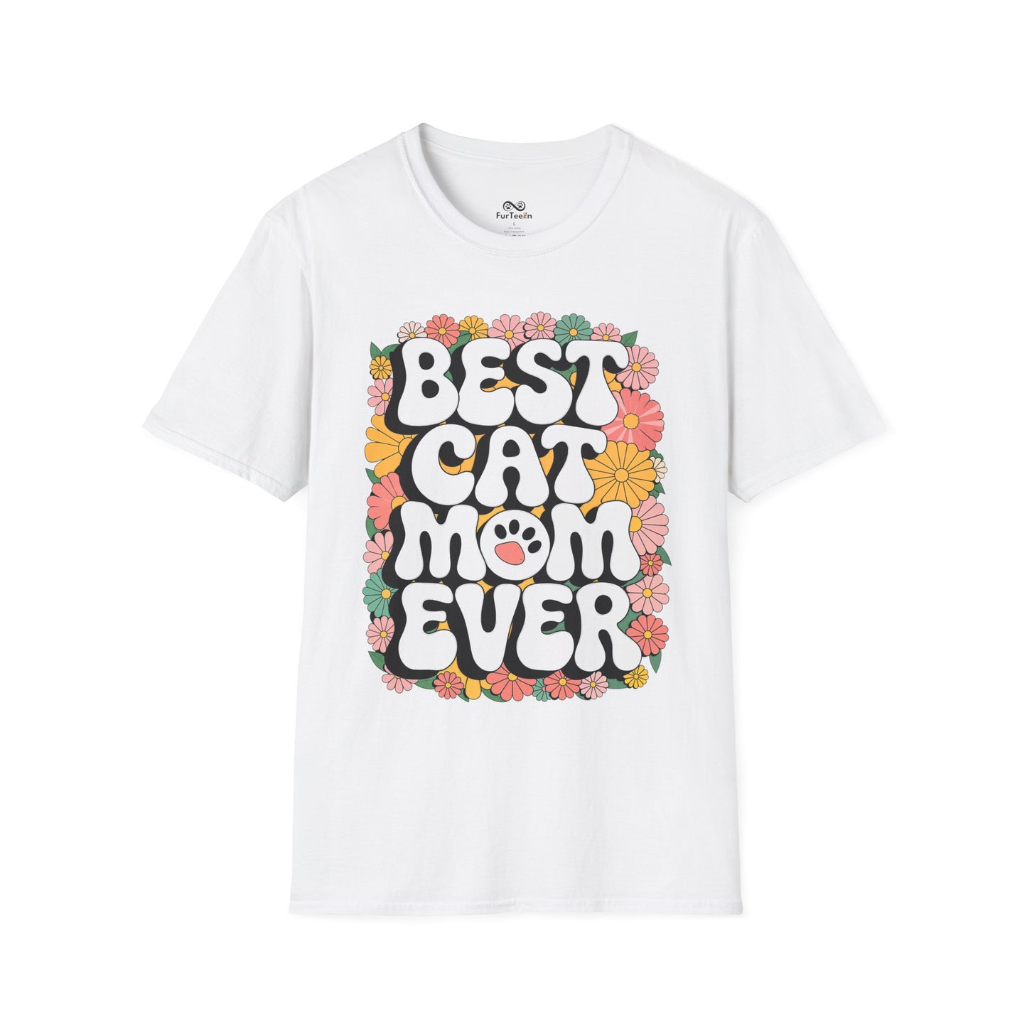 Best Cat Mom Ever Graphic Cat Unisex T-Shirt