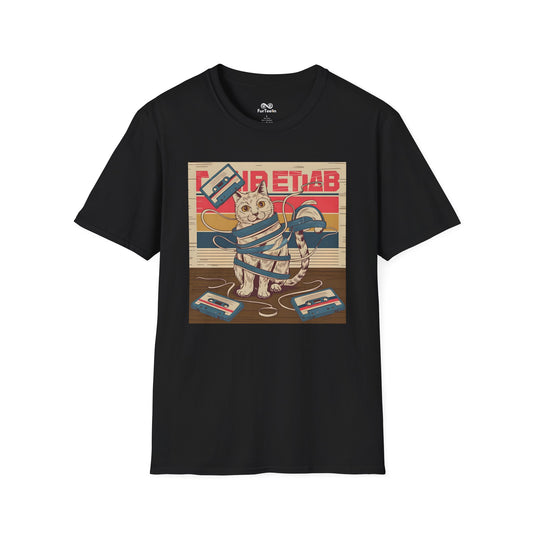 Vintage Graphic Unisex Cat T-Shirt