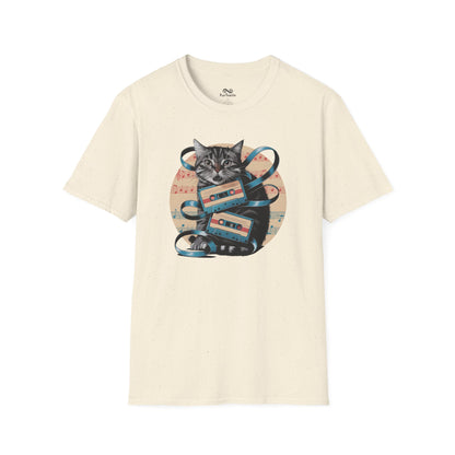 Retro Sun Vintage Graphic Unisex Cat T-Shirt
