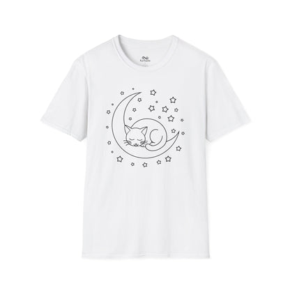 Simple Outline Cat Unisex T-Shirt