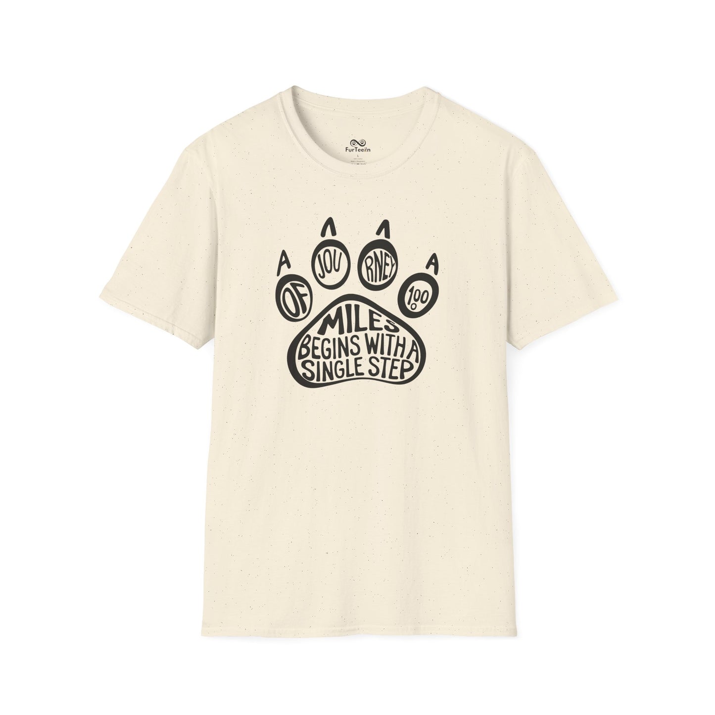 A Journey Of 1000 Miles Begins With A Single Step Cat Unisex T-Shirt