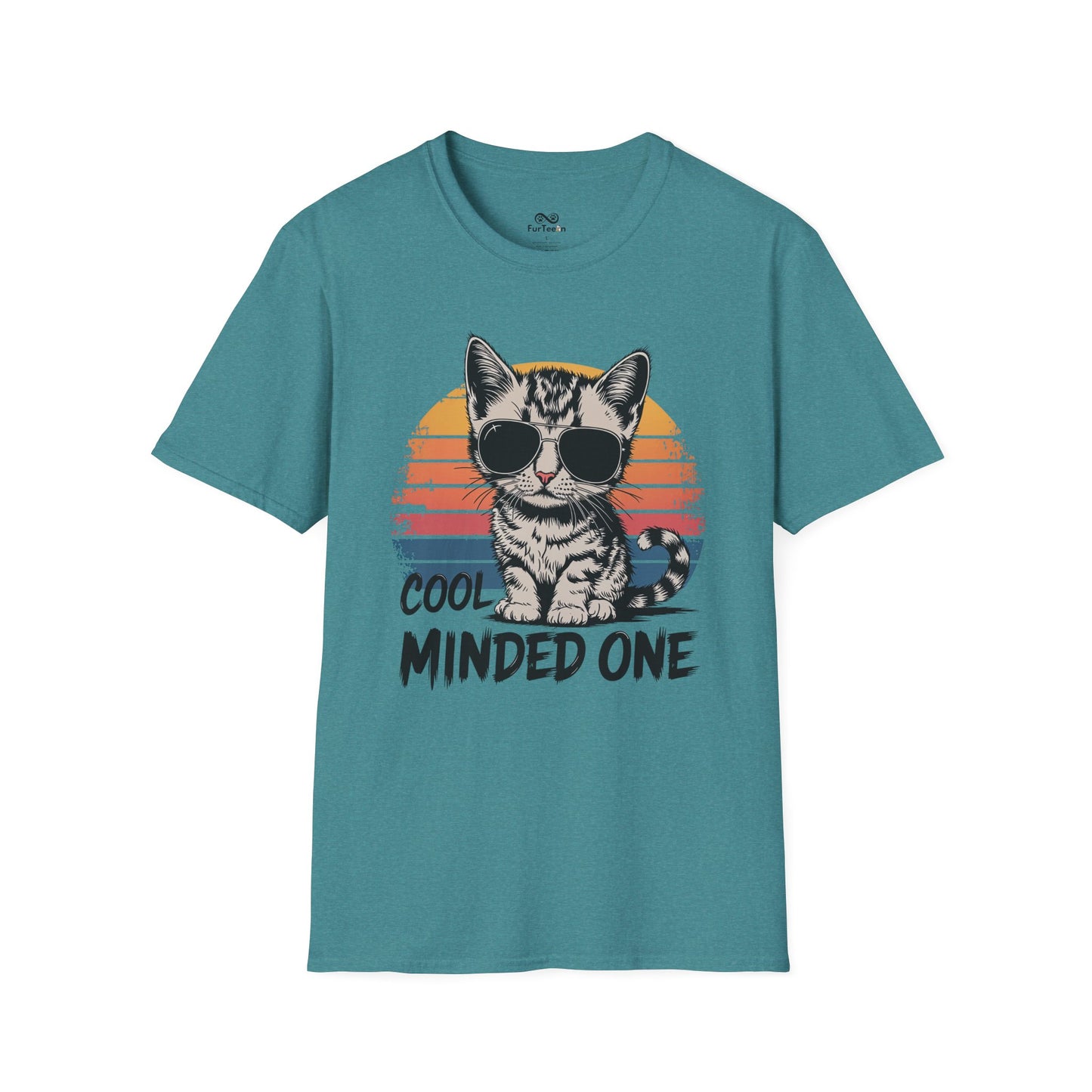 Cool Minded One Graphic Cat Unisex T-Shirt