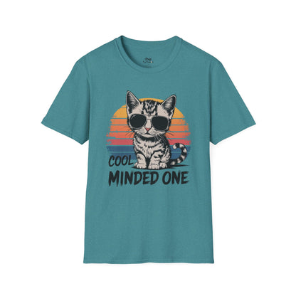 Cool Minded One Graphic Cat Unisex T-Shirt