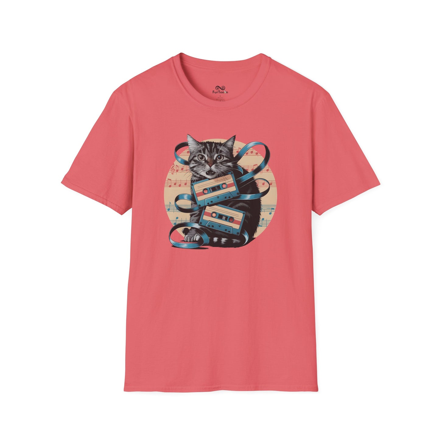 Retro Sun Vintage Graphic Unisex Cat T-Shirt