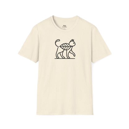 Minimalist Unisex Cat T-Shirt